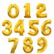 Фольгована кулька з гелієм Цифри Золото (від 0 до 9 на вибір) 40", розмір 102 см 1207-0001 фото 2