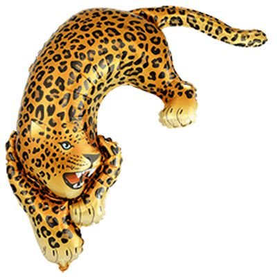 Кулька фольгована з гелієм Леопард 108х75 см 3207-3503 фото